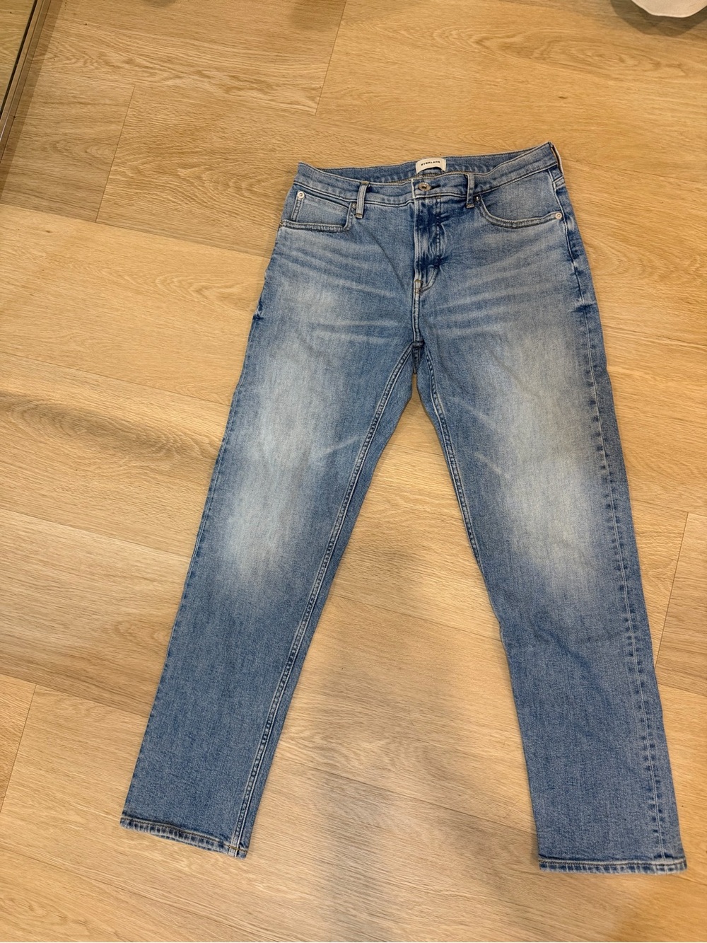 Everlane Light Wash Straight Leg Jeans Size 27R